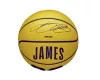 Wilson NBA Player Icon Mini Basketball LeBron New Yellow 3