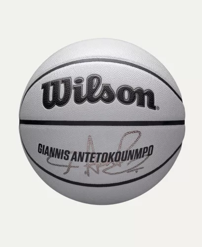 Wilson NBA Player Icon UV Giannis Antetokounmpo BSKT Grey