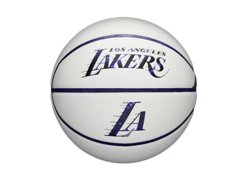 Wilson NBA Team Pixel Los Angeles Lakers BSKT White