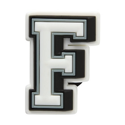 Crocs F betű Jibbitz MC