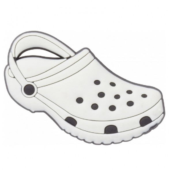Crocs Fehér Crocs papucs Jibbitz