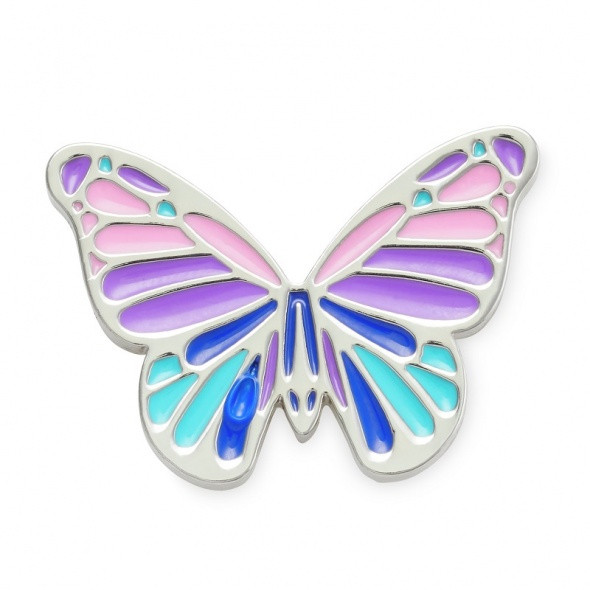 Crocs Színes fém pillangó Jibbitz MC