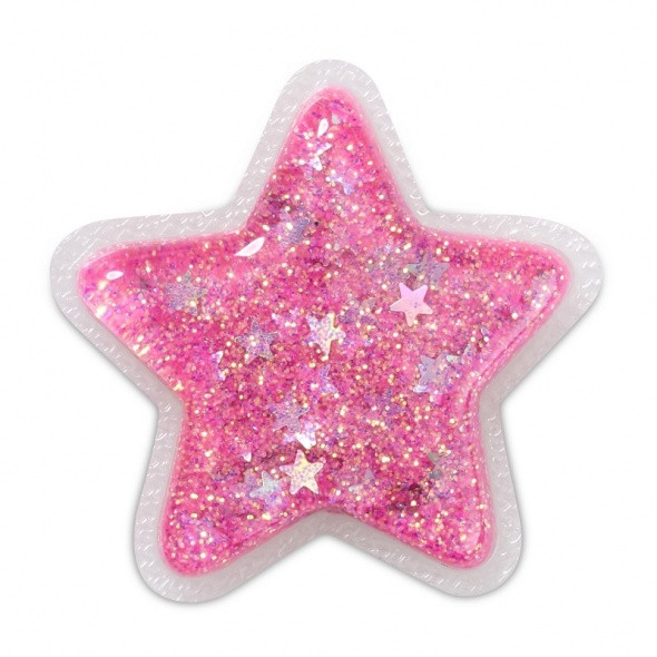 Crocs Rózsaszín glitteres csillag Jibbitz