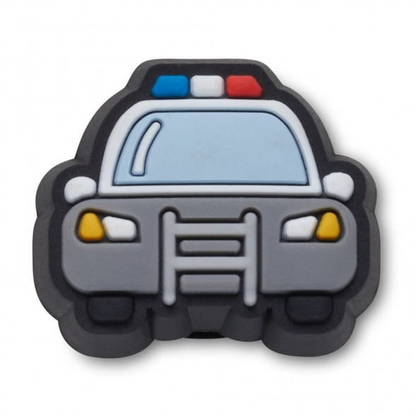 Crocs Szürke rendőrautó Jibbitz