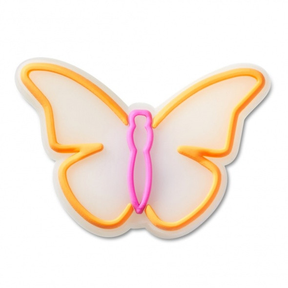 Crocs Világító lepke Jibbitz