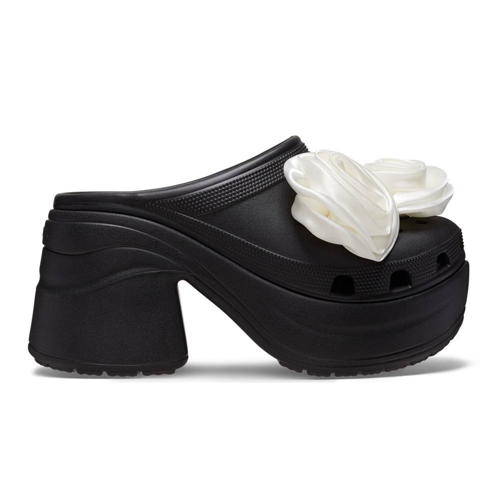 Crocs Siren Rosette Clog Black
