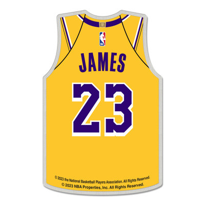 WinCraft - NBA Collector Pin Jewelry Card LeBron James - Los Angeles Lakers MC ONE