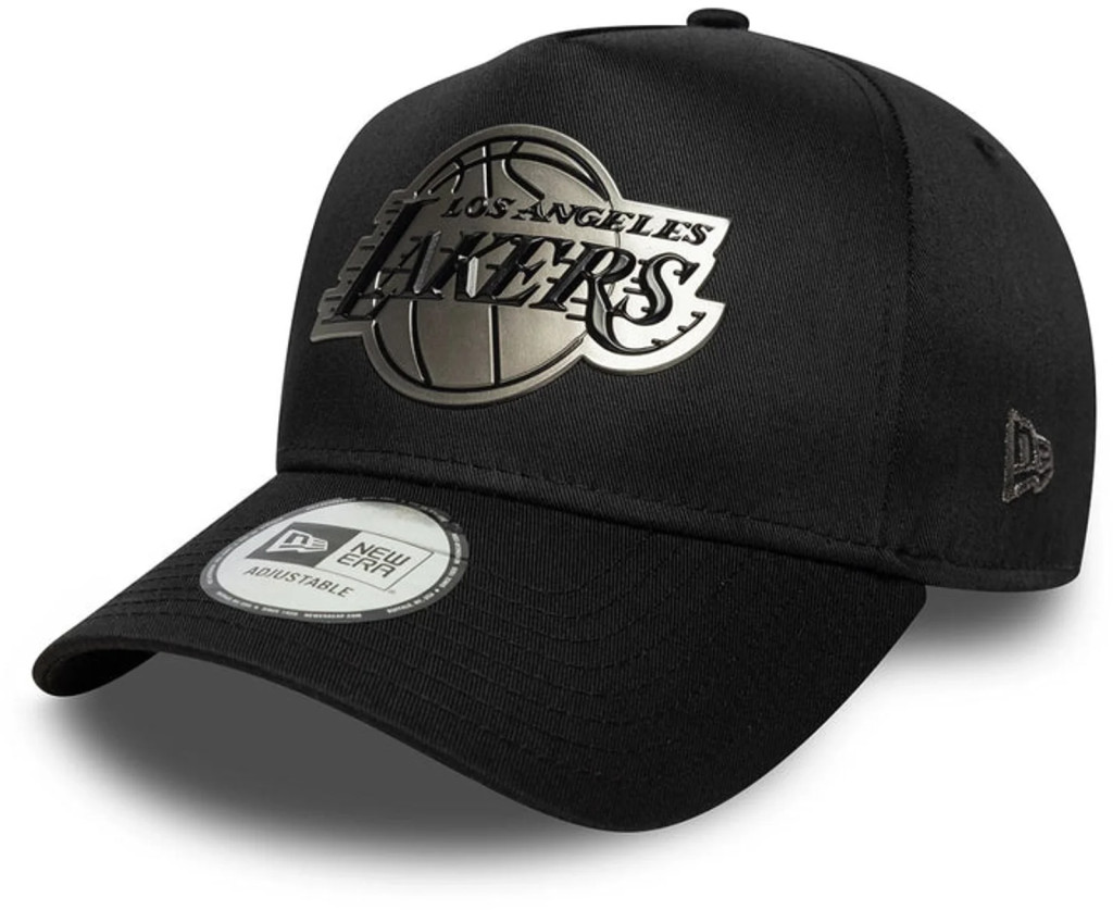 New Era 9FORTY Aframe NBA Metallic Los Angeles Lakers Cap Black