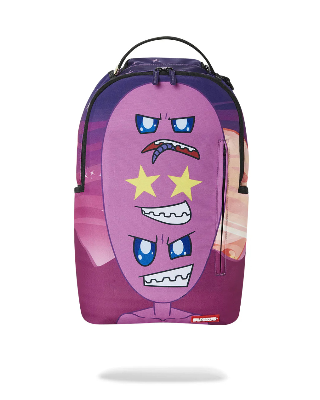 Sprayground Seeing Triple Aliens Dlxsr Backpack Purple ONE