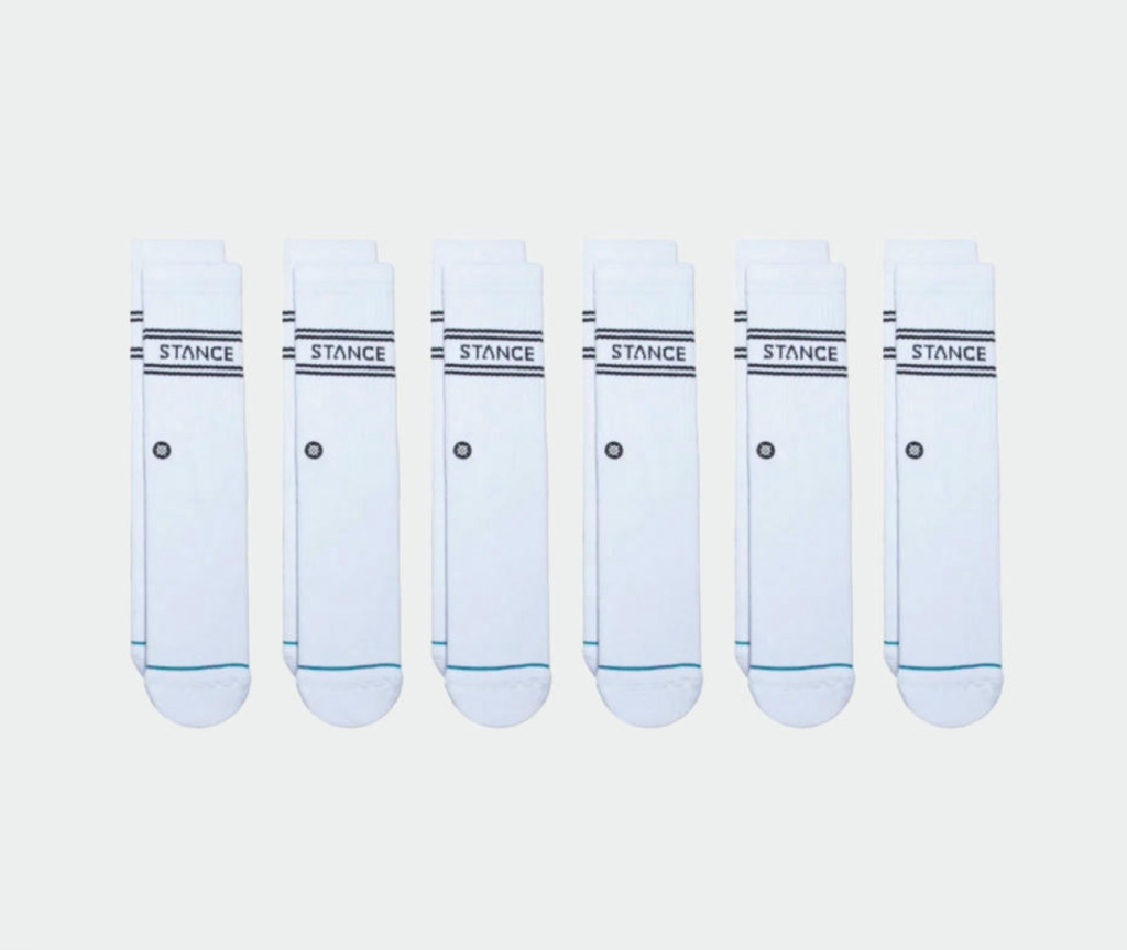 Stance Basic Crew 6 Pack WHT M