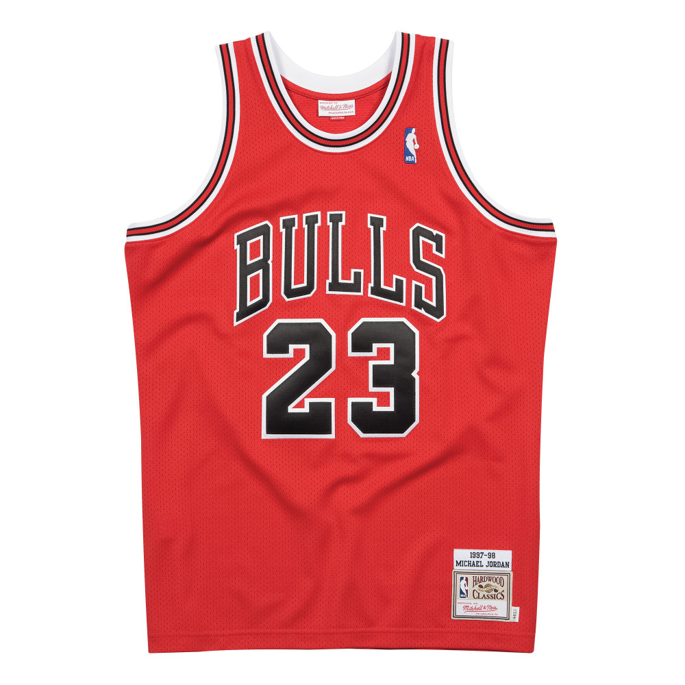 MITCHELL & NESS NBA CHICAGO BULLS 1997 MICHAEL JORDAN #23 AUTHENTIC JERSEY RED