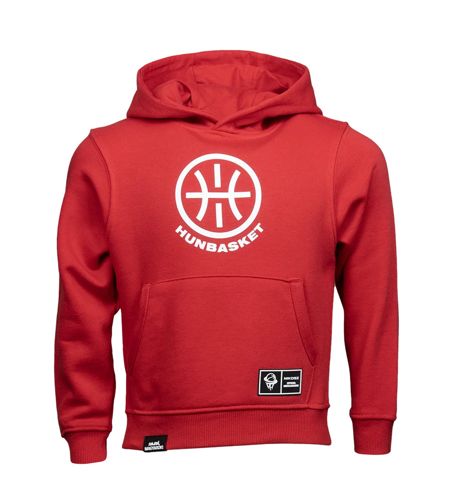 Hunbasket Hoodie gyerek Piros L