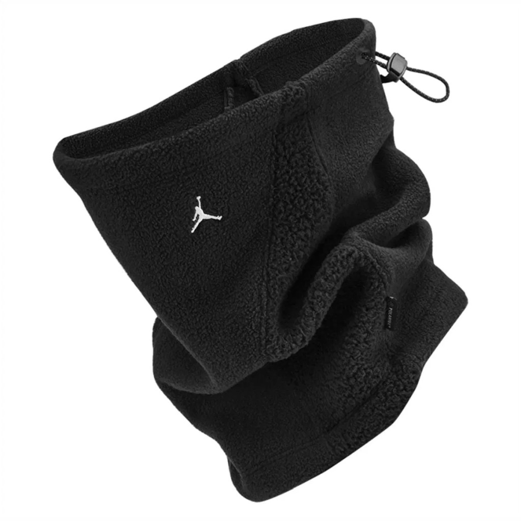JORDAN M NECKWARMER FLEECE BLACK/WHITE