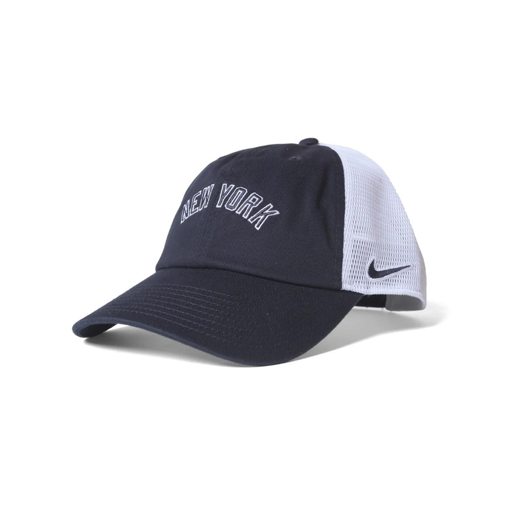 Nike MLB New York Yankees Club Unstructured Trucker Cap Pitch Blue 4FA/White 10A M/L