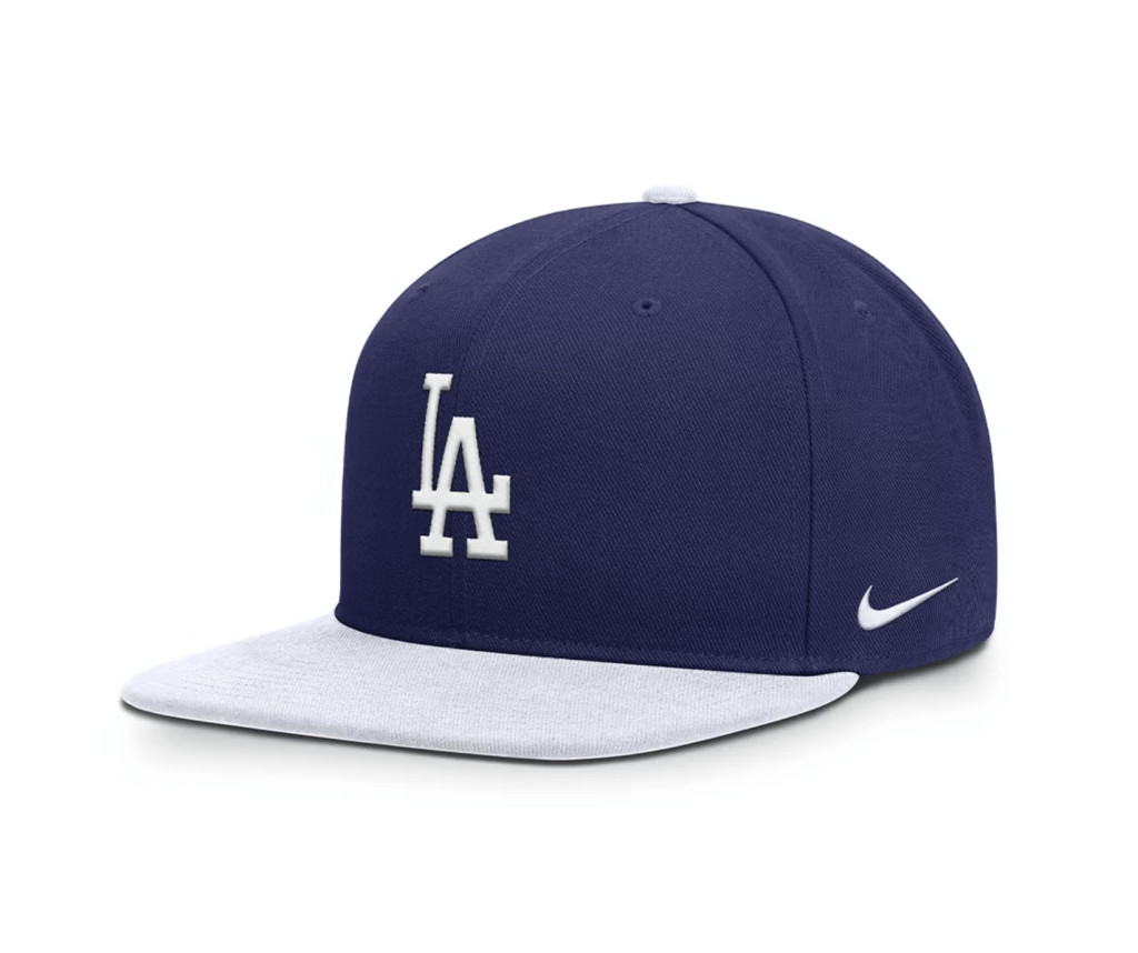 Nike MLB Los Angeles Dodgers Dri-Fit Pro Structured Square Bill Cap Loyal Blue/White 10A L/X