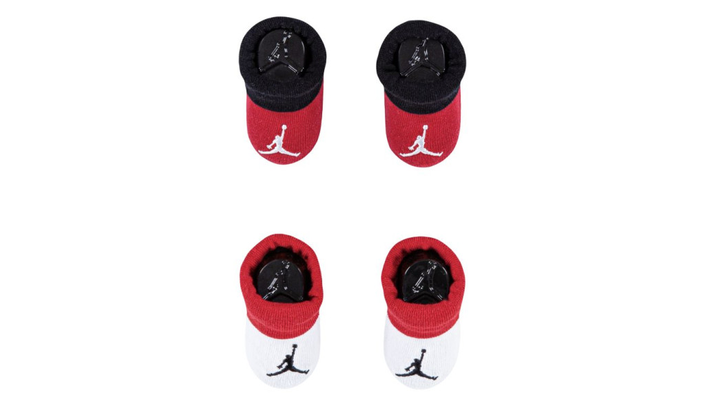 JORDAN JUMPMAN BABY COLOR BLOCK BOOTIES GYM RED