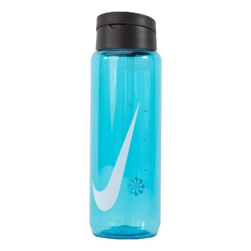 NIKE TR RENEW RECHARGE STRAW BOTTLE 24 OZ BLUE FURY/BLACK/WHITE