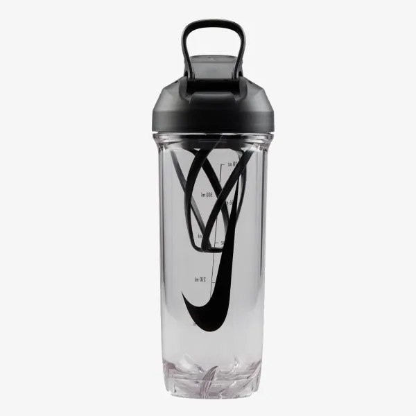 Nike Tr Recharge Shaker Bottle 2.0 24 Oz Clear/Black/Black/Black