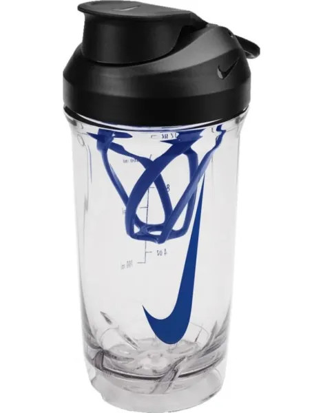 Nike Tr Recharge Shaker Bottle 16 Oz Clear/Black/Game Royal/Game Royal