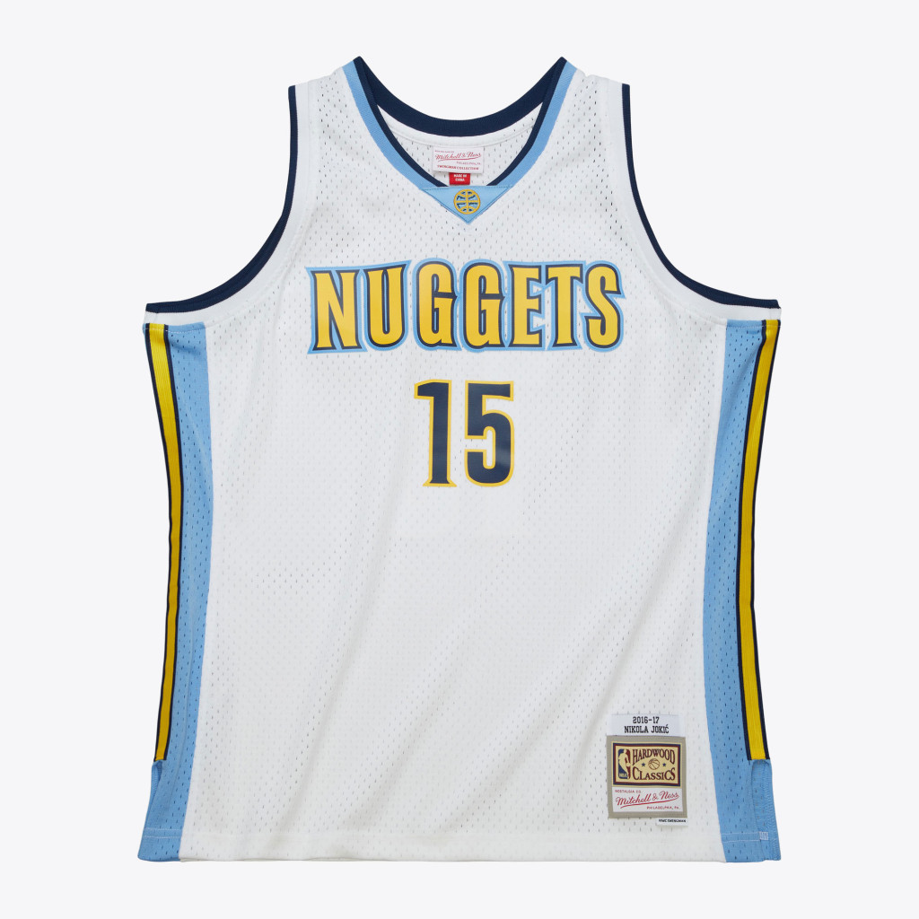 Mitchell & Ness NBA White Jersey Denver Nuggets 2016 Nikola Jokic White