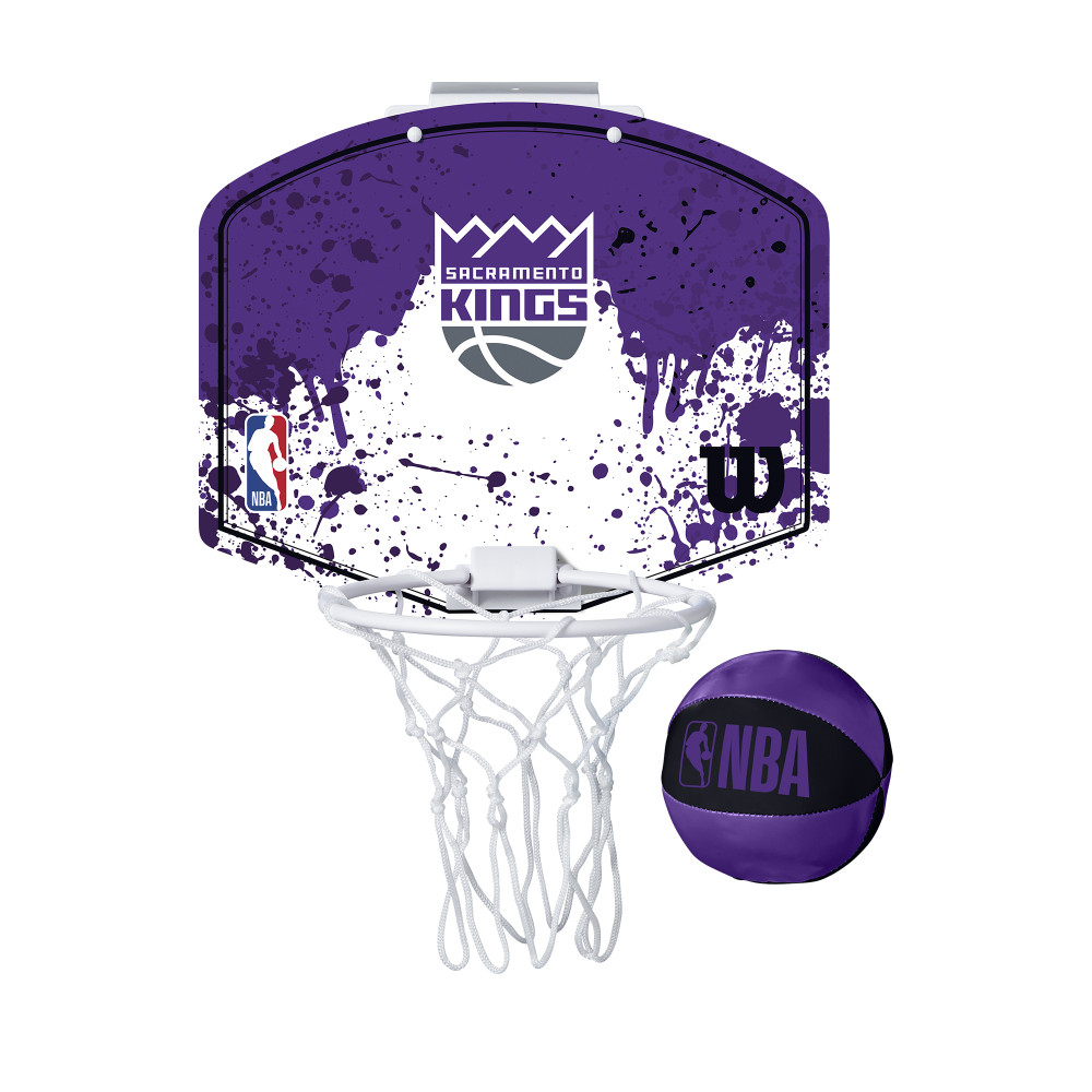 WILSON NBA TEAM MINI HOOP SACRAMENTO KINGS PURPLE