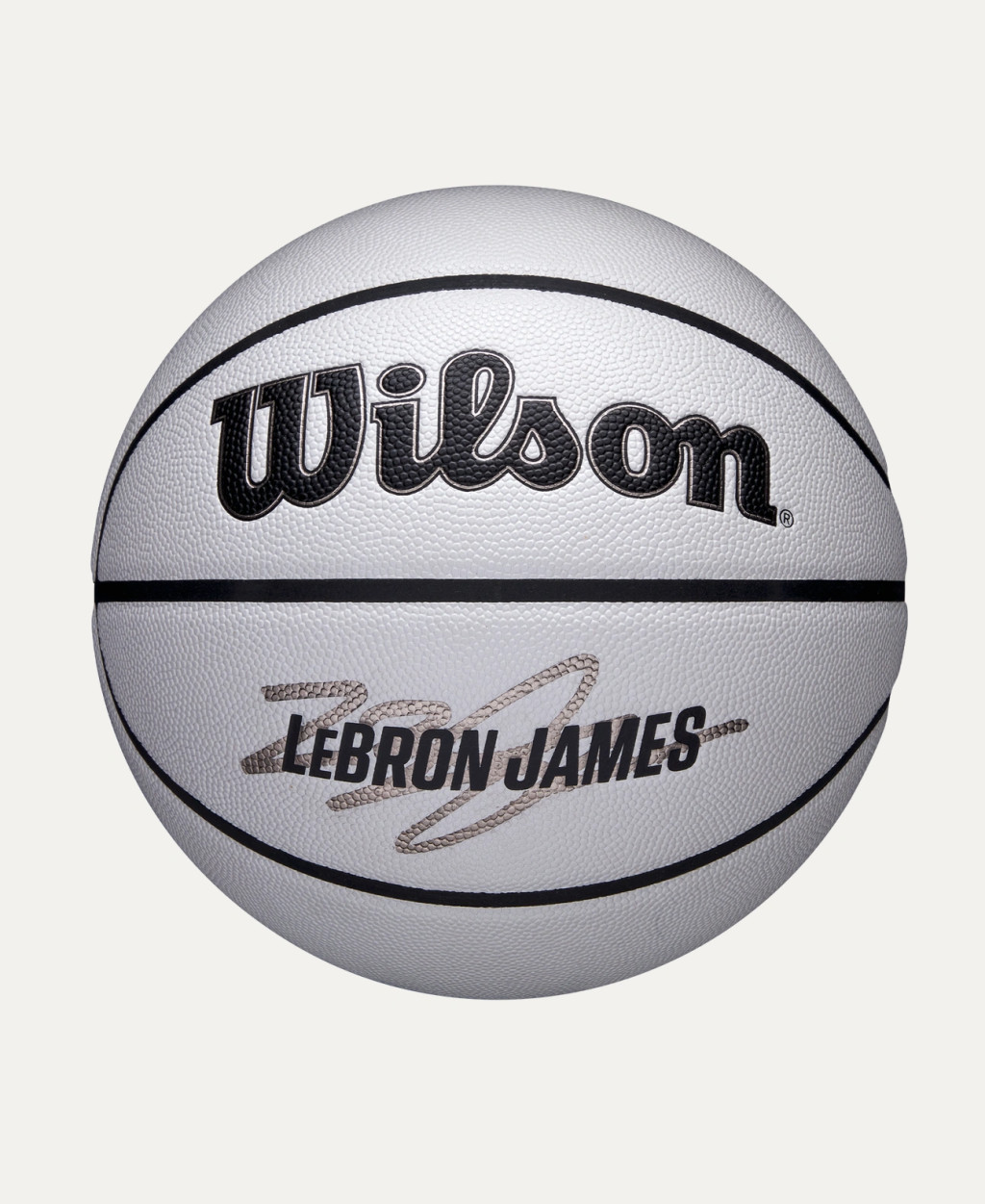 Wilson NBA Player Icon UV Lebron James BSKT Grey 7