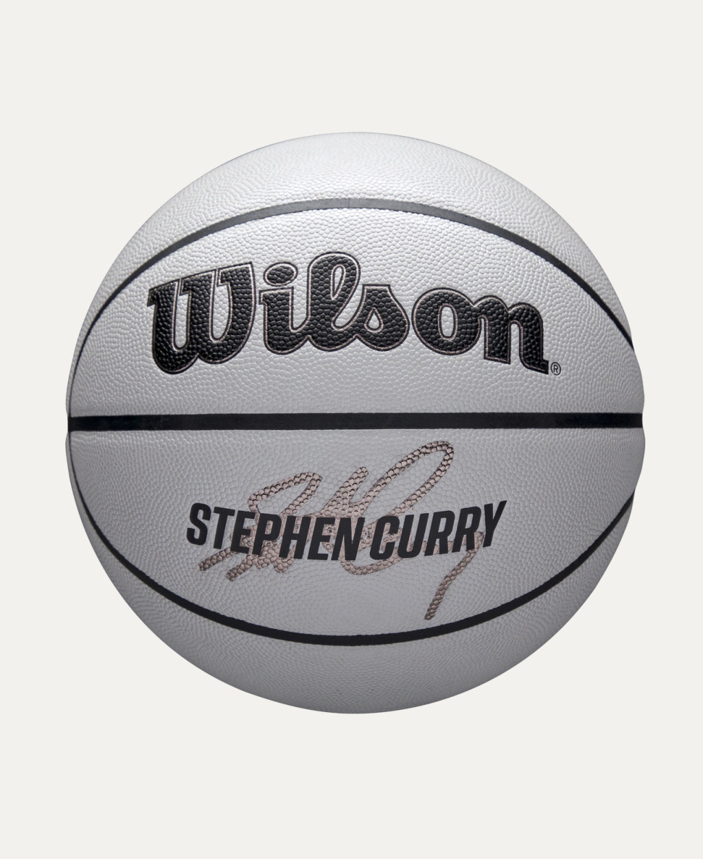 Wilson NBA Player Icon UV Stephen Curry BSKT Grey