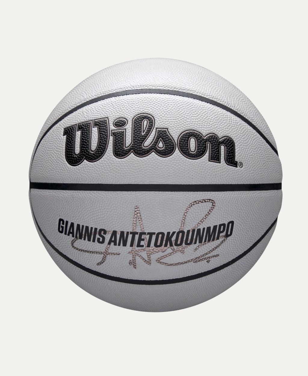 Wilson NBA Player Icon UV Giannis Antetokounmpo BSKT Grey 7